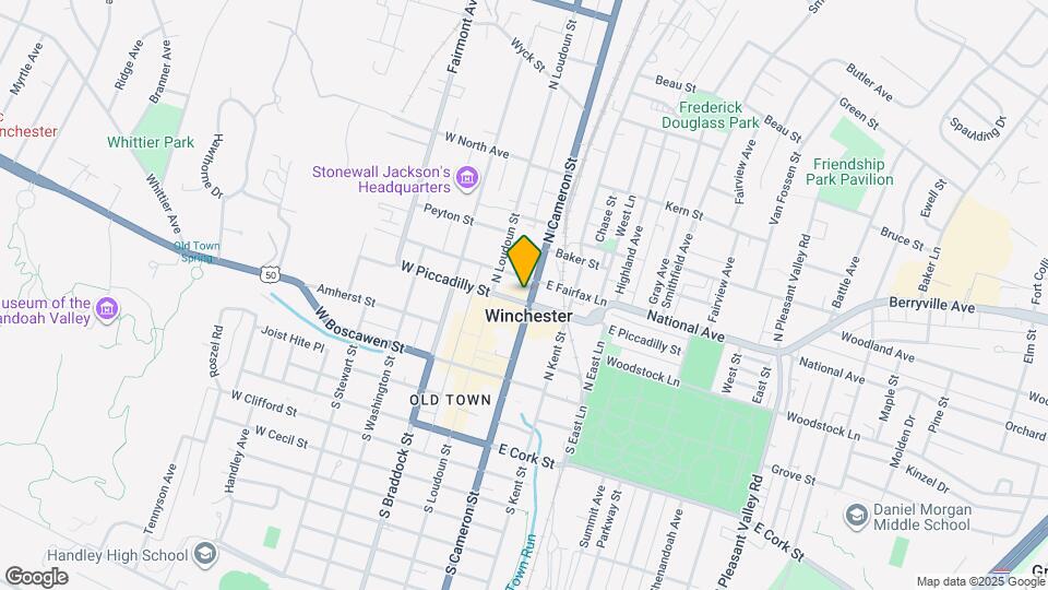 40 E Piccadilly St Map and Location Details