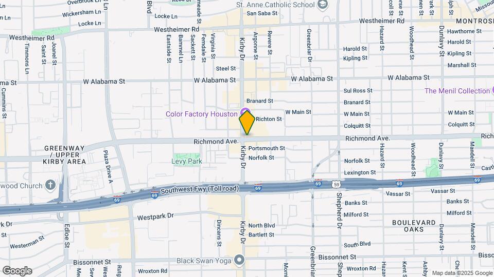 2566 Richmond Ave. Map and Location Details