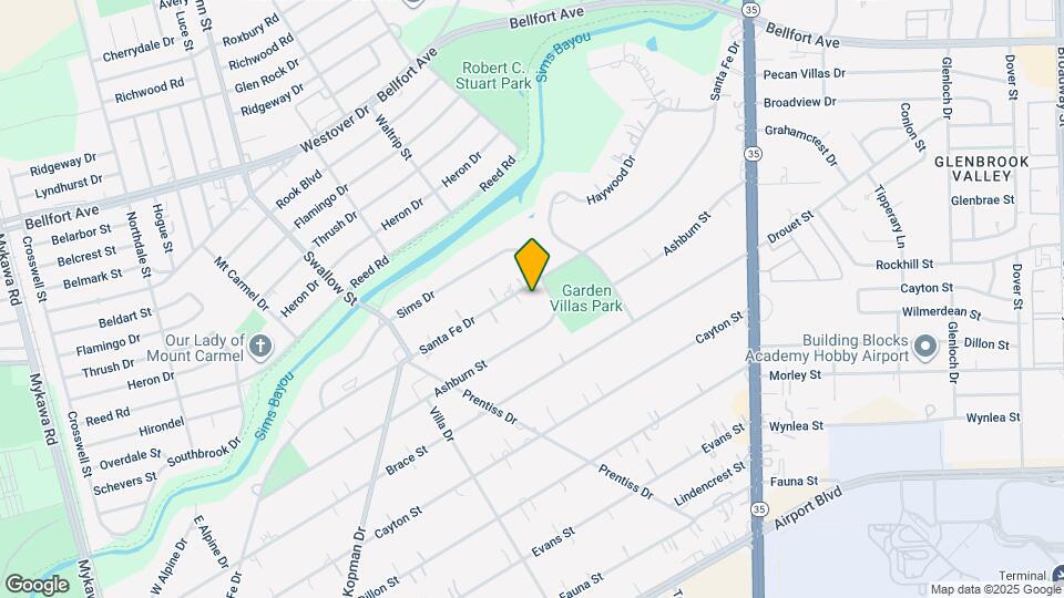 7350 Santa Fe Dr Map and Location Details