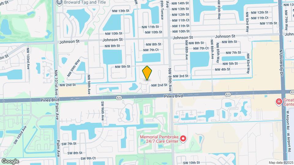 9101 NW 1st Ct Map and Location Details