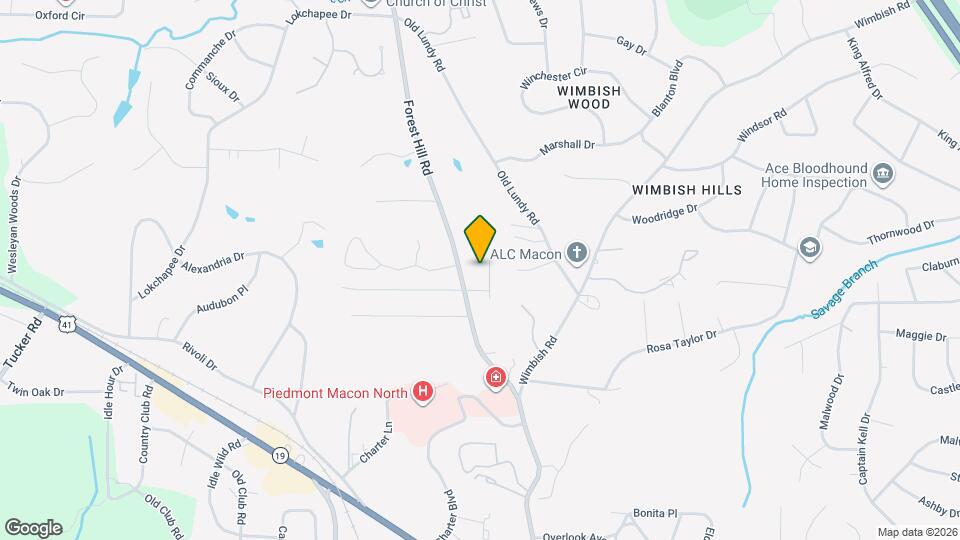 621 Forest Hill Rd Map and Location Details