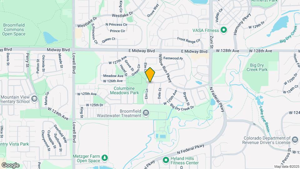 12596 Elm Ln Mapa y Detalles de la Ubicación