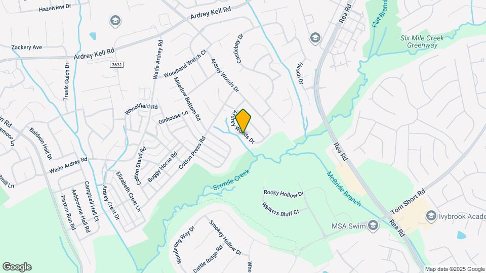 9224 Ardrey Woods Dr Mapa y Detalles de la Ubicación