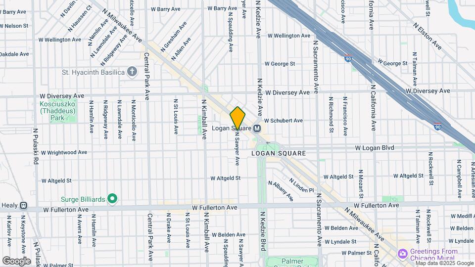 2647 N Sawyer Ave Map and Location Details