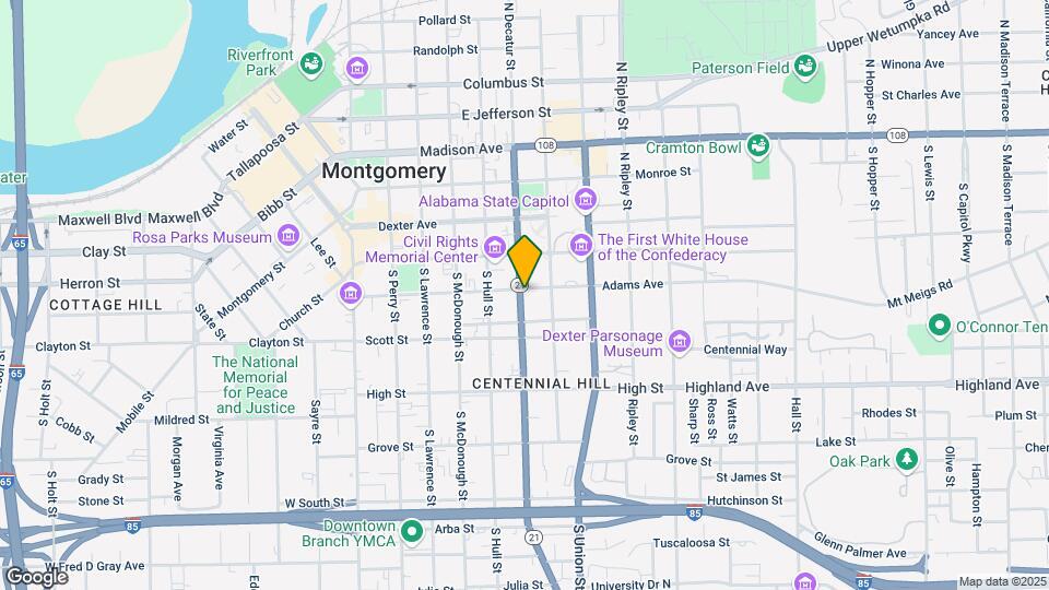 Adams Avenue Lofts Mapa y Detalles de la Ubicación