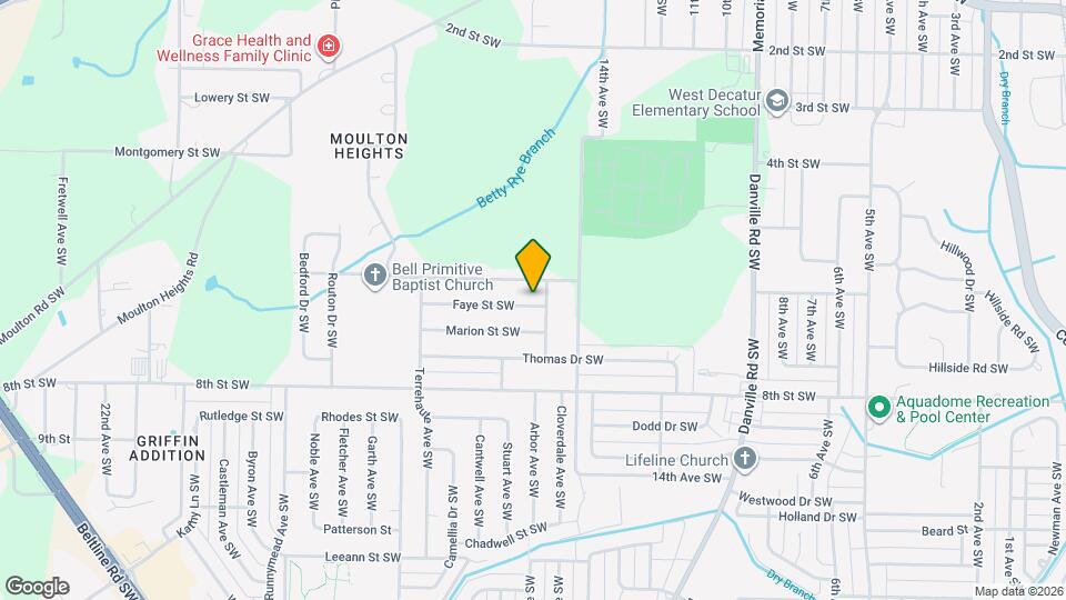 1504 Faye St SW Map and Location Details