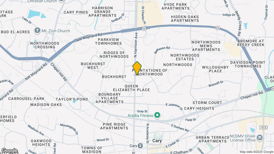 732 N Harrison Ave Map and Location Details