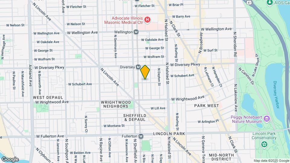 2701 N Wilton Ave Mapa y Detalles de la Ubicación
