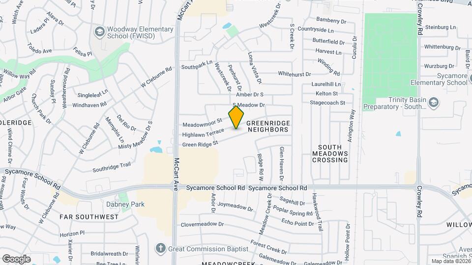 3100 Green Ridge St Map and Location Details