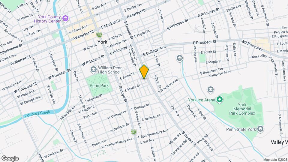 141 E Maple St Map and Location Details