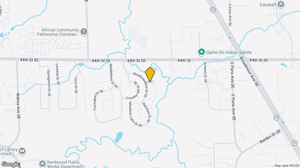 4533 Brookmeadow Ct SE Map and Location Details