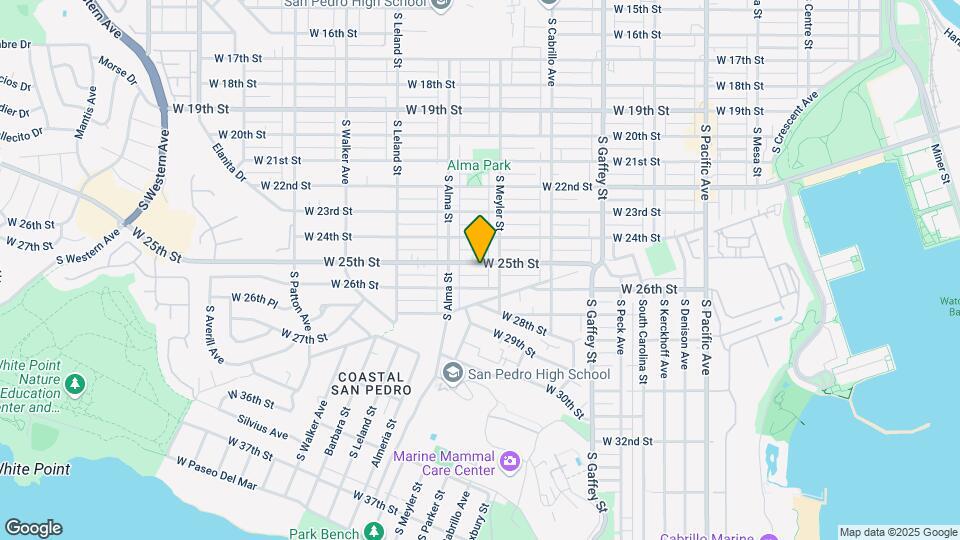 941 W 25th St Map and Location Details