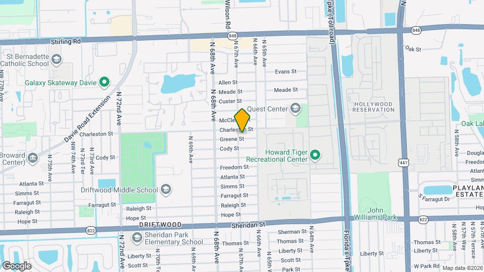 6661 Greene St Map and Location Details