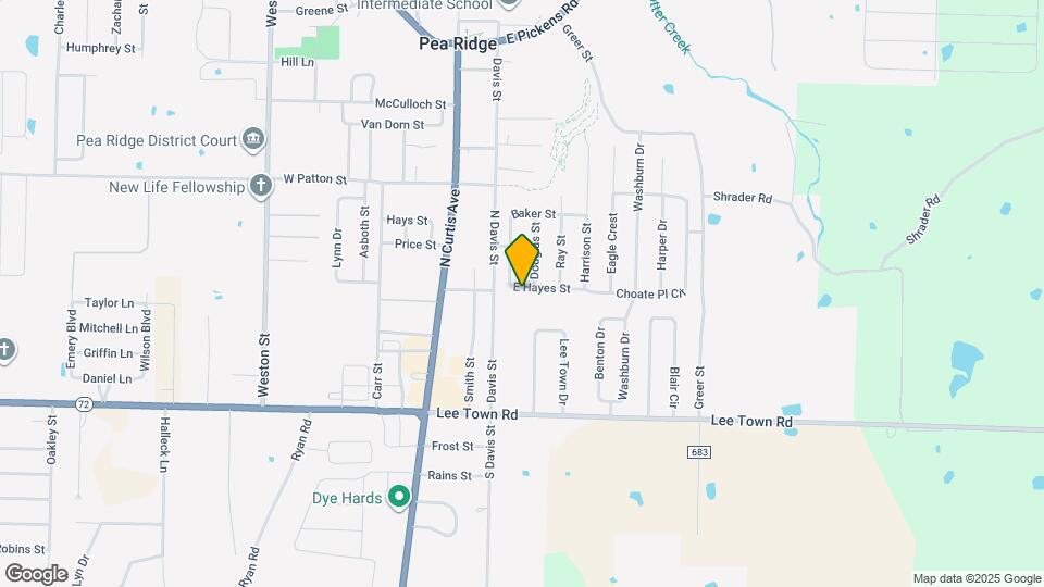 386 E Hayes St Map and Location Details