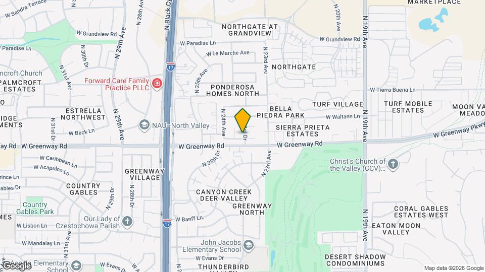 15420 N 23rd Dr Mapa y Detalles de la Ubicación