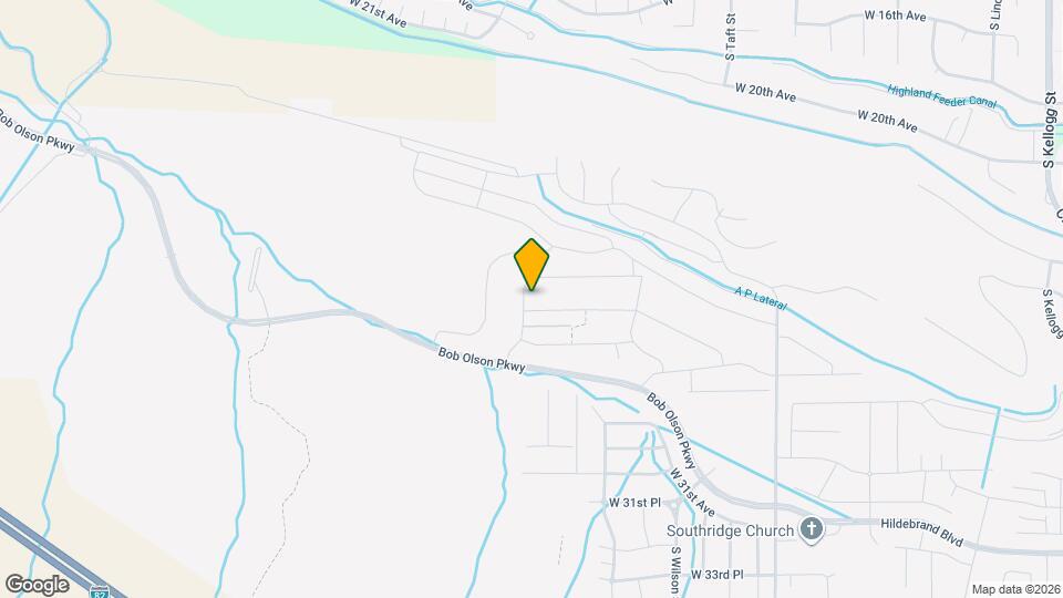 7368 W 25th Ave Map and Location Details