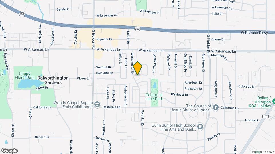 2521 Westchester Dr Map and Location Details