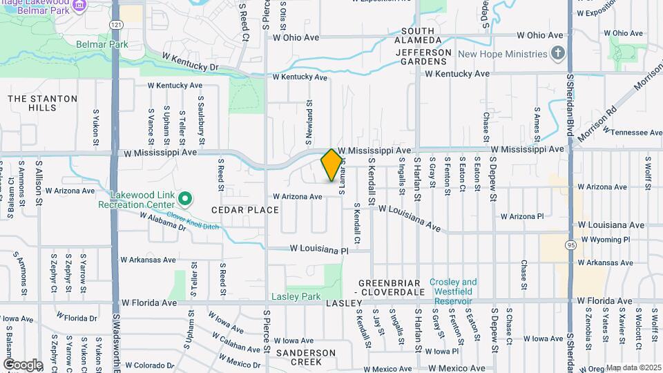 6528 W Mississippi Way Mapa y Detalles de la Ubicación