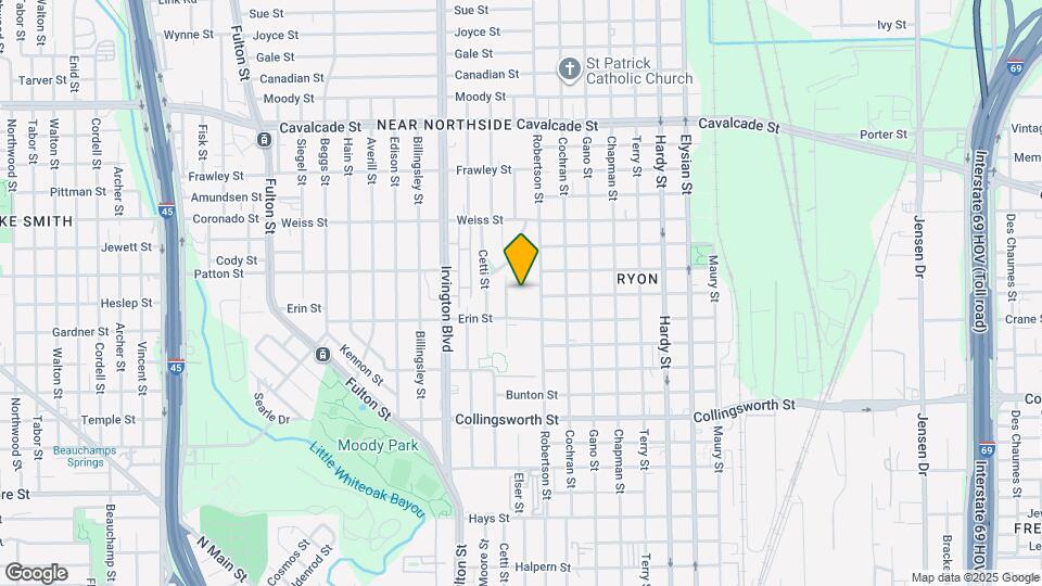 1013 Erin St Map and Location Details