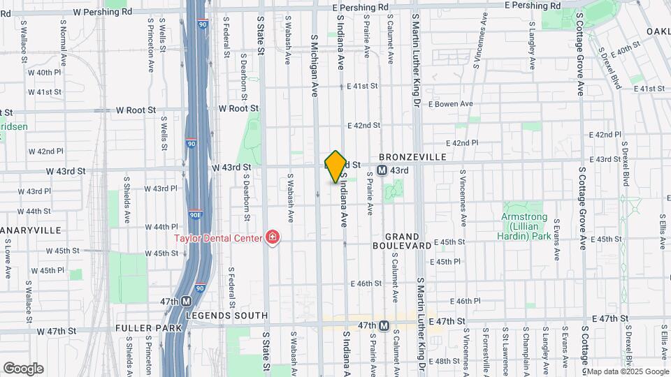 4336 S Indiana Ave Map and Location Details