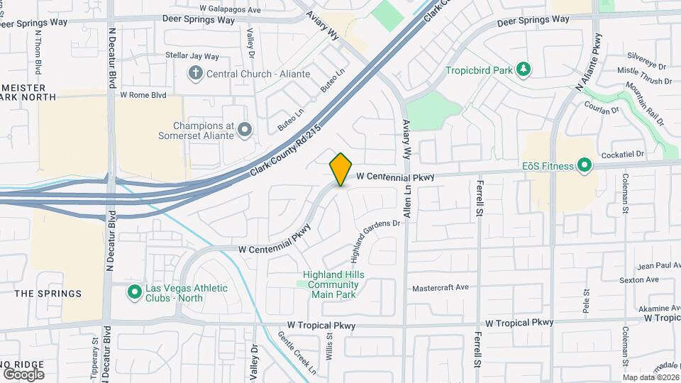 6345 Morning Roses Dr Mapa y Detalles de la Ubicación