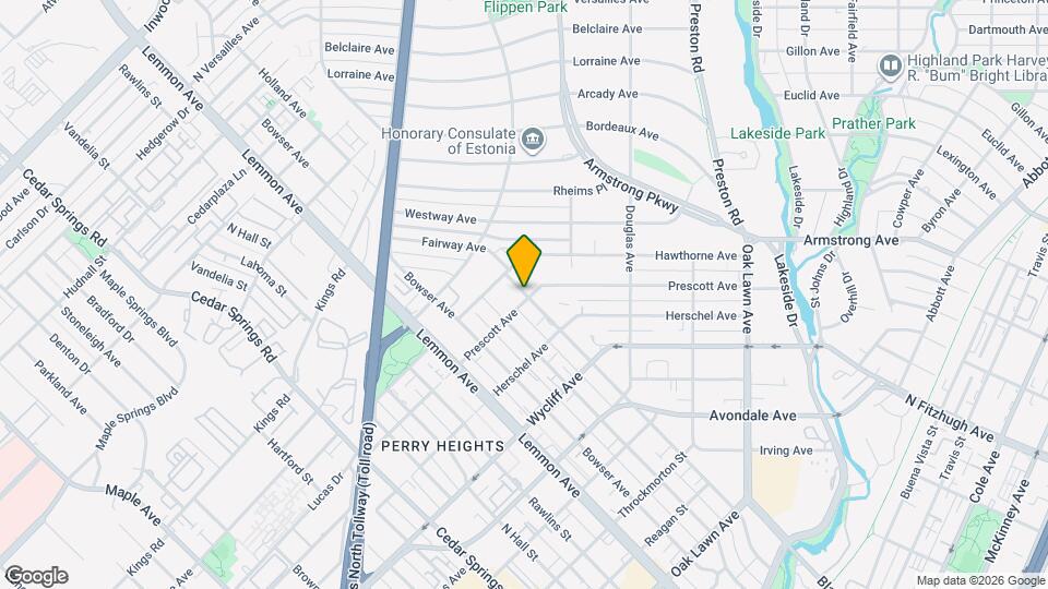 4503 Gilbert Ave Map and Location Details