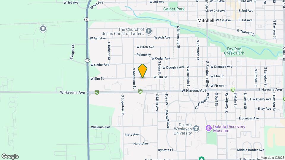1101 W Elm Ave, Unit 1 Map and Location Details