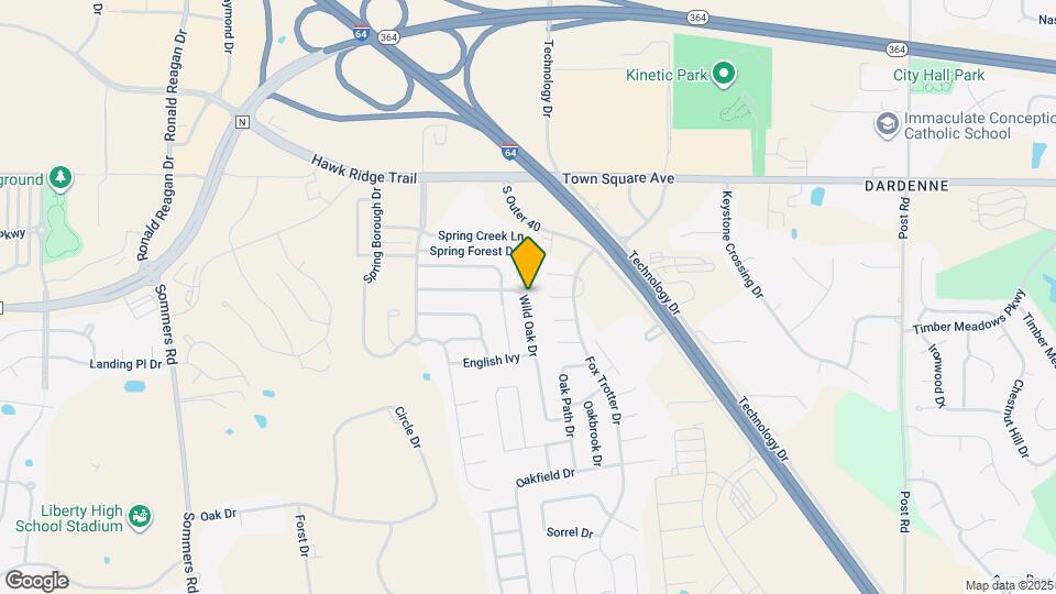 419 Wild Oak Dr Map and Location Details
