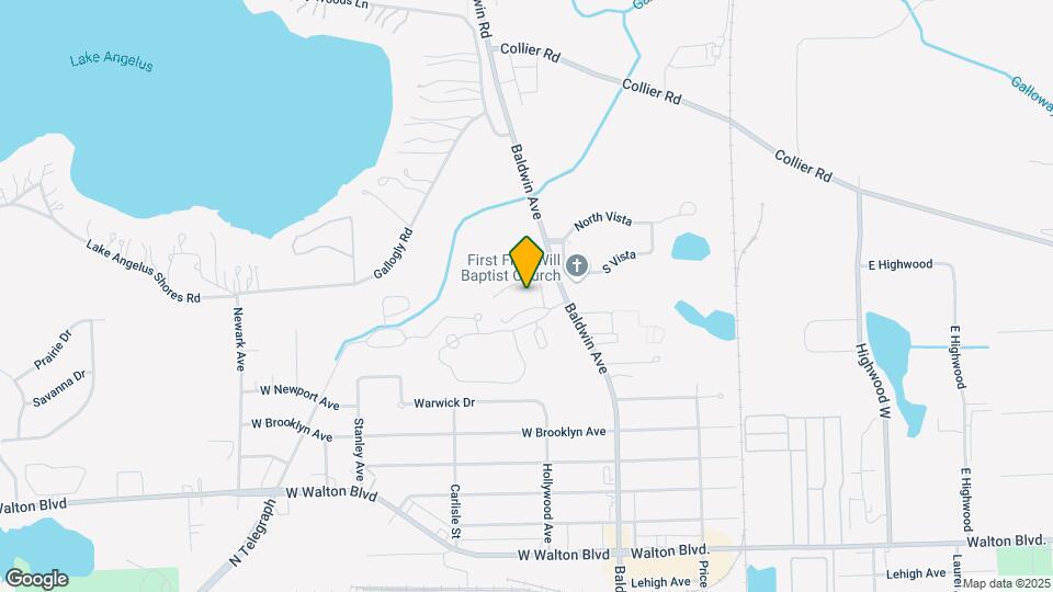 Baldwin House Oakland Senior Living 62+ Map and Location Details