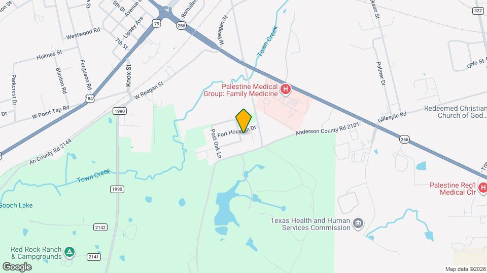 302 Red Oak Ln Map and Location Details