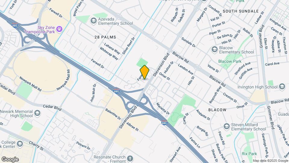 5572 Magnolia Terrace Map and Location Details