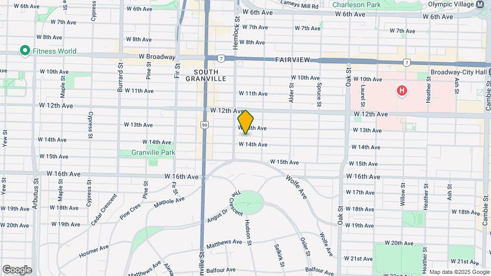 1355 West 14th Map and Location Details