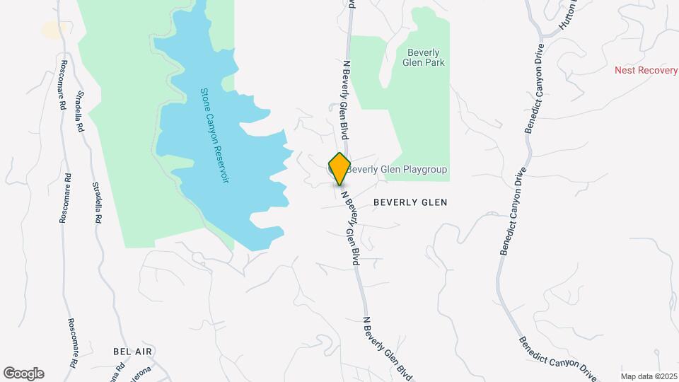 2147 N Beverly Glen Blvd Map and Location Details