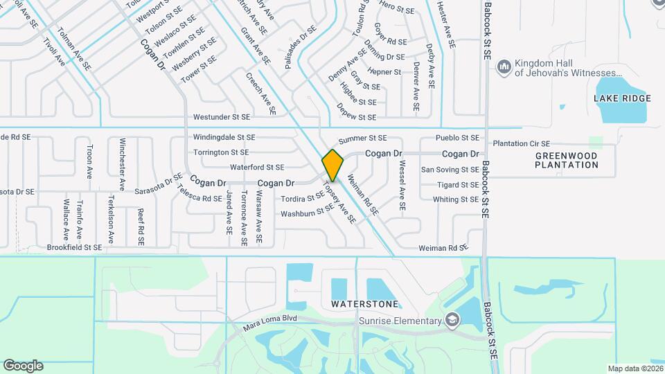 3187 Topsey Ave SE Mapa y Detalles de la Ubicación
