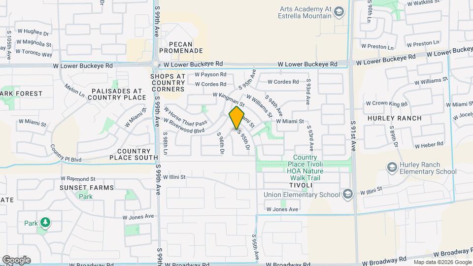 3312 S 95th Dr Map and Location Details