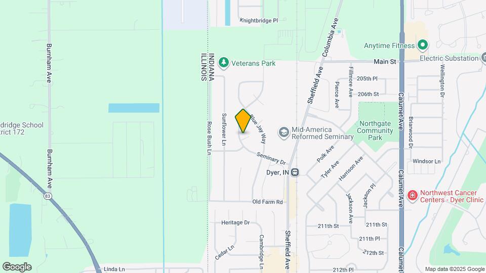 725 Seminary Dr Map and Location Details