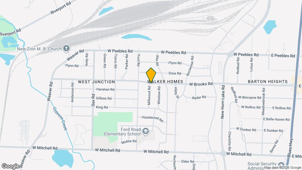 445 W Brooks Rd Map and Location Details
