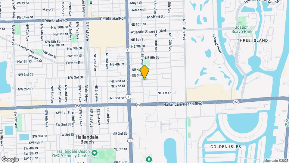 800 NE 2nd Ct Map and Location Details