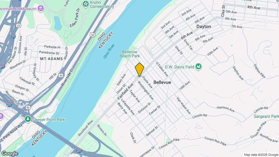 408 Fairfield Ave Map and Location Details