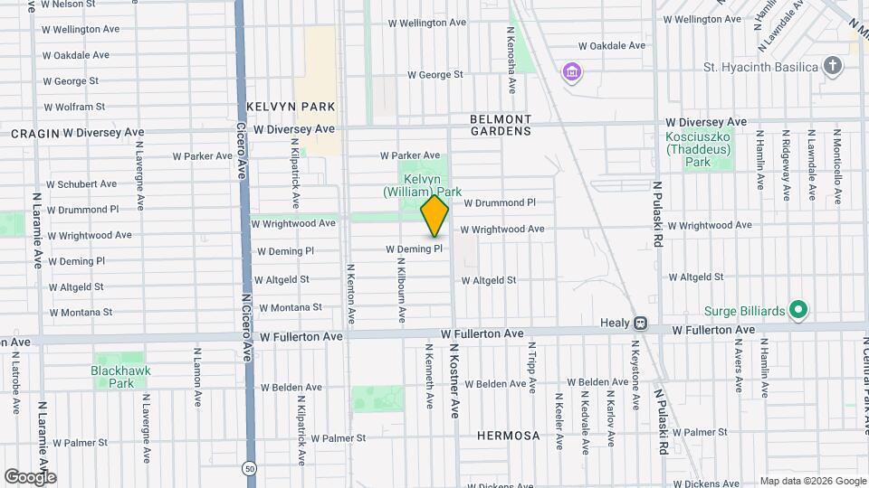 4418 W Deming Pl Map and Location Details