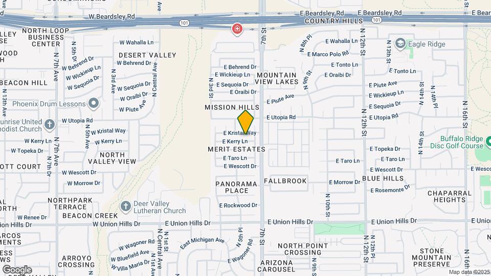518 E Kerry Ln Map and Location Details