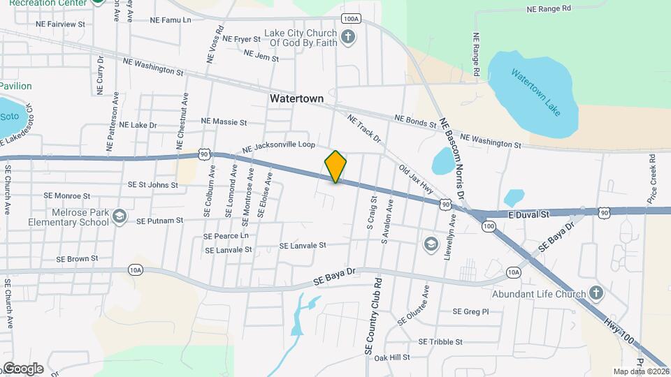 1600 E Duval St Map and Location Details