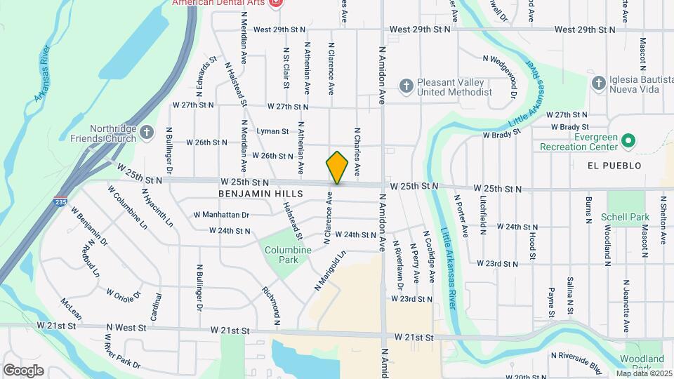 2131 W 25th St N Map and Location Details
