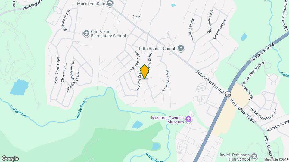 5938 Brookstone Dr NW Map and Location Details