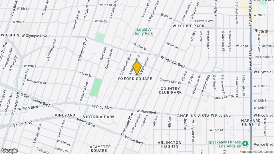 1147 S Victoria Ave Mapa y Detalles de la Ubicación