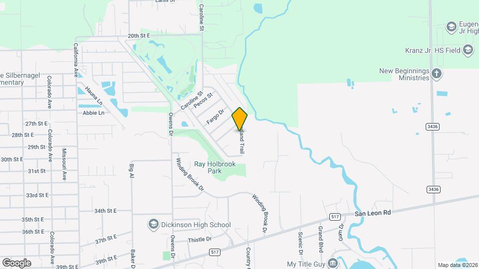 3075 Overland Trail Map and Location Details