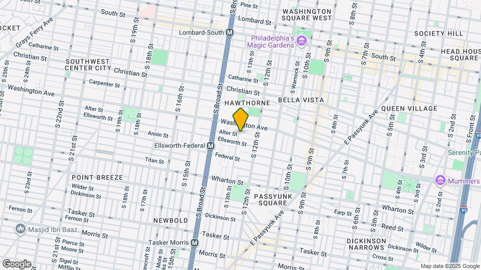 1121 S 13th St Map and Location Details