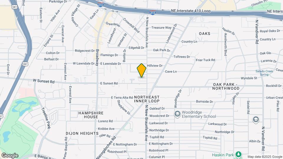 8103 N New Braunfels Ave Map and Location Details