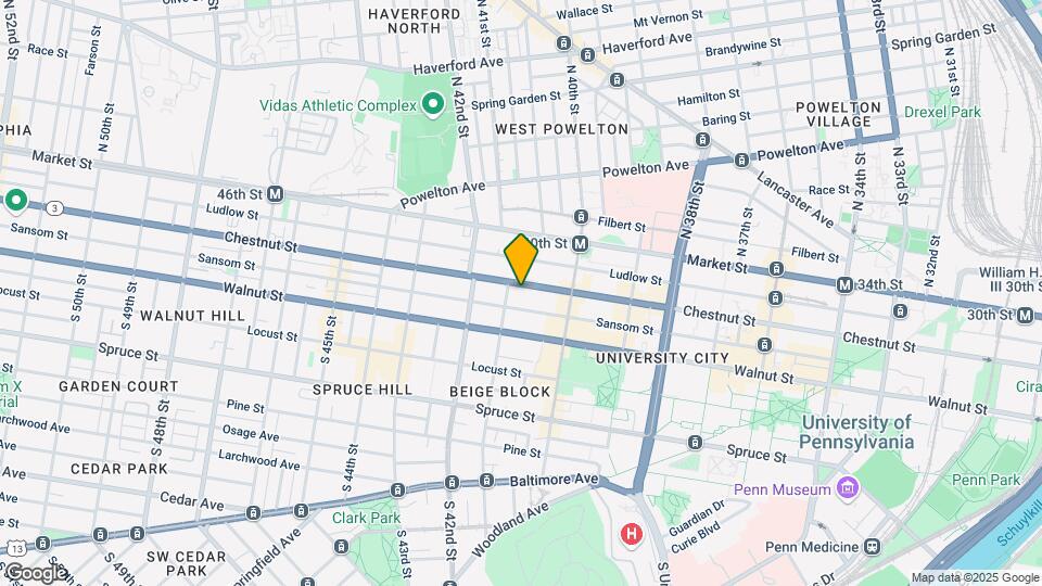 4052 Chestnut St Map and Location Details