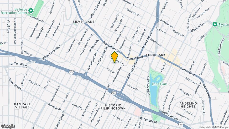 835 1/2 Waterloo St, Unit 835 1/2 Map and Location Details